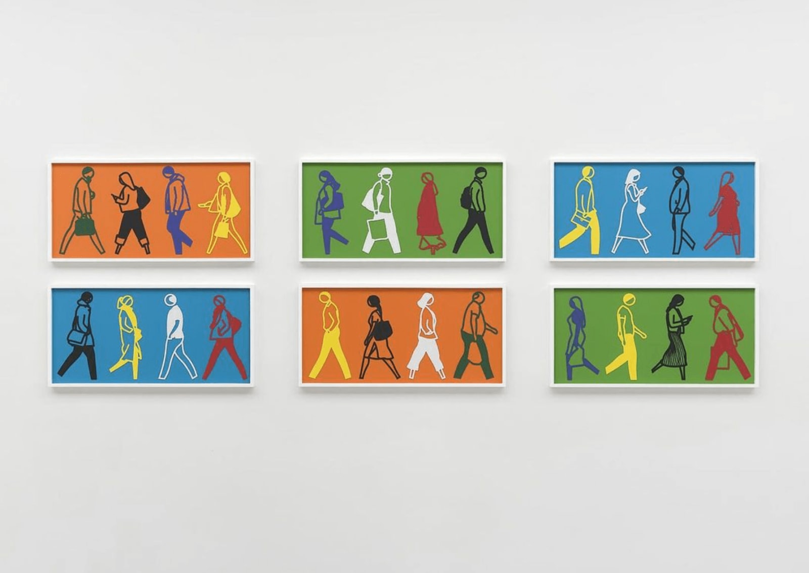 Julian Opie, Street 6, 2020