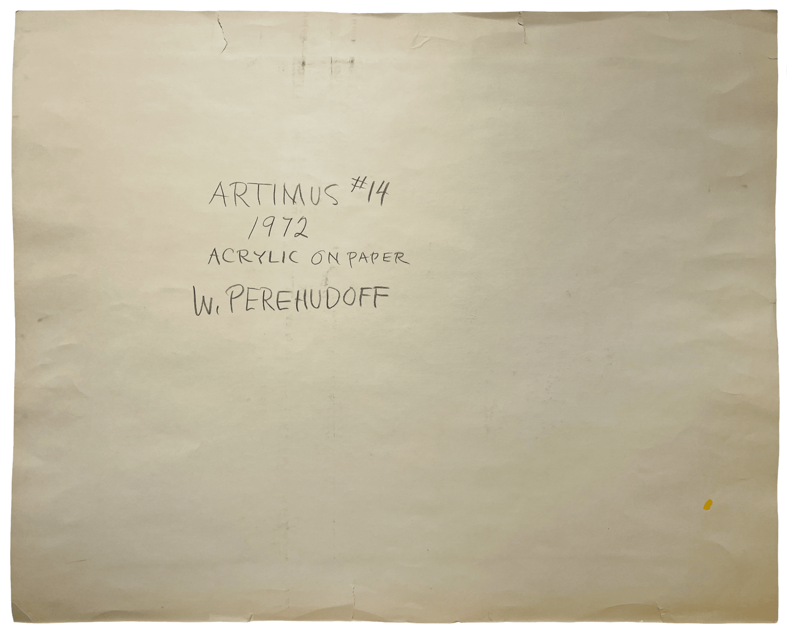 William Perehudoff, AP-72-014 (Artimus #14), 1972