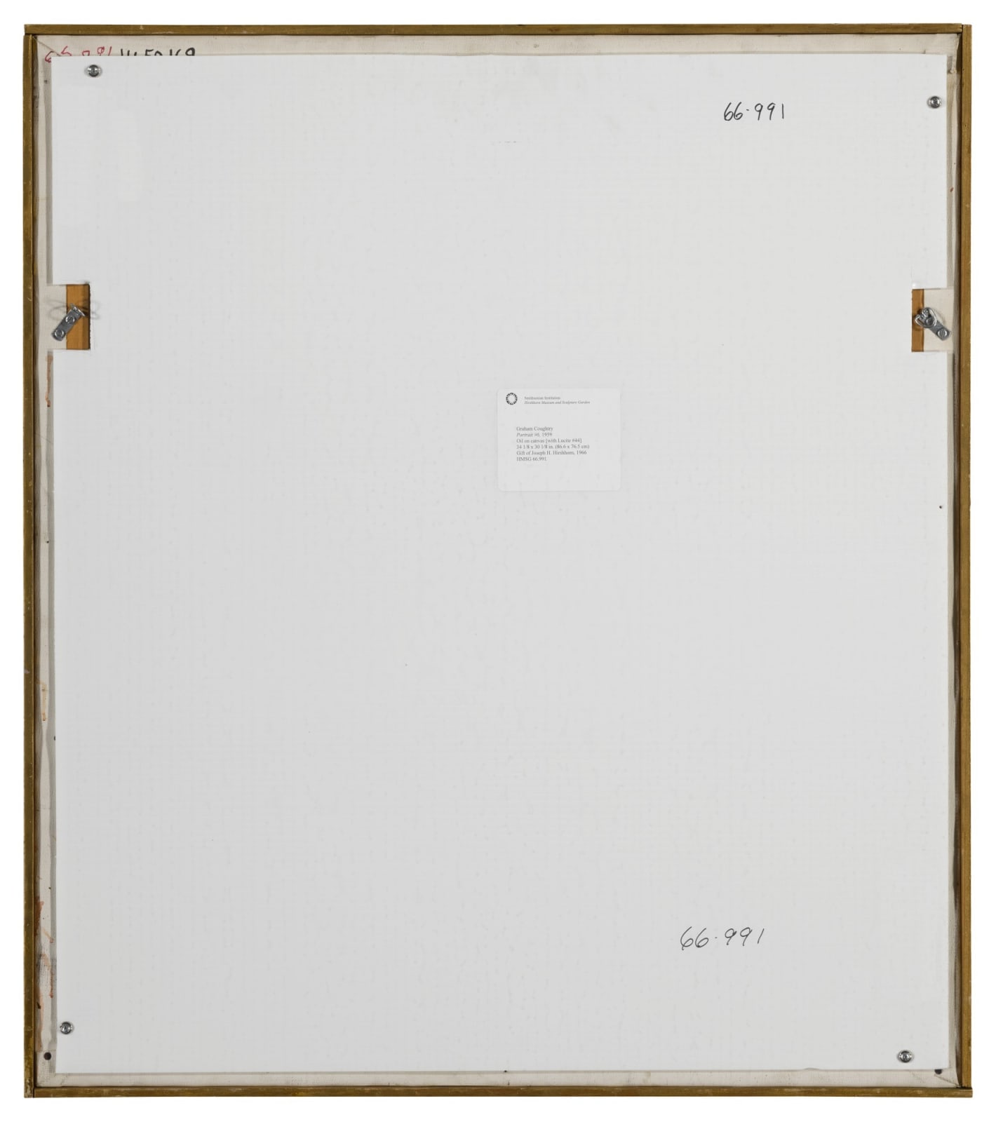 John Graham Coughtry, Portrait No. 6, 1959