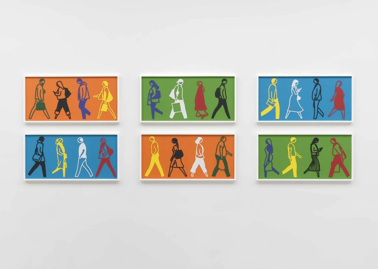 Julian Opie, Street 2, 2020