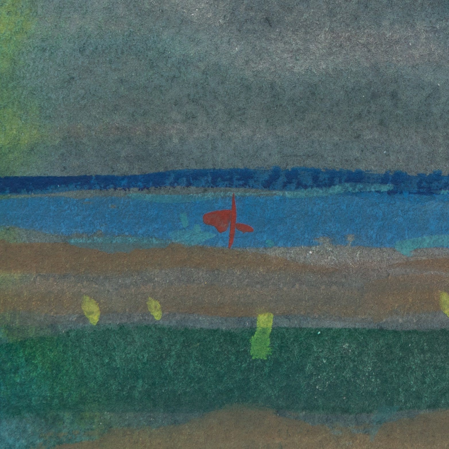 William Perehudoff, Untitled (Maquette for Print), 1980