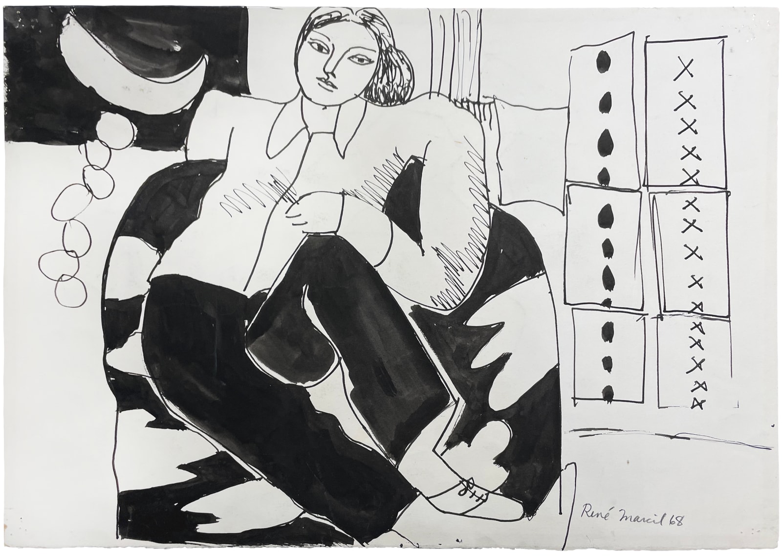 René Marcil, Untitled, 1968