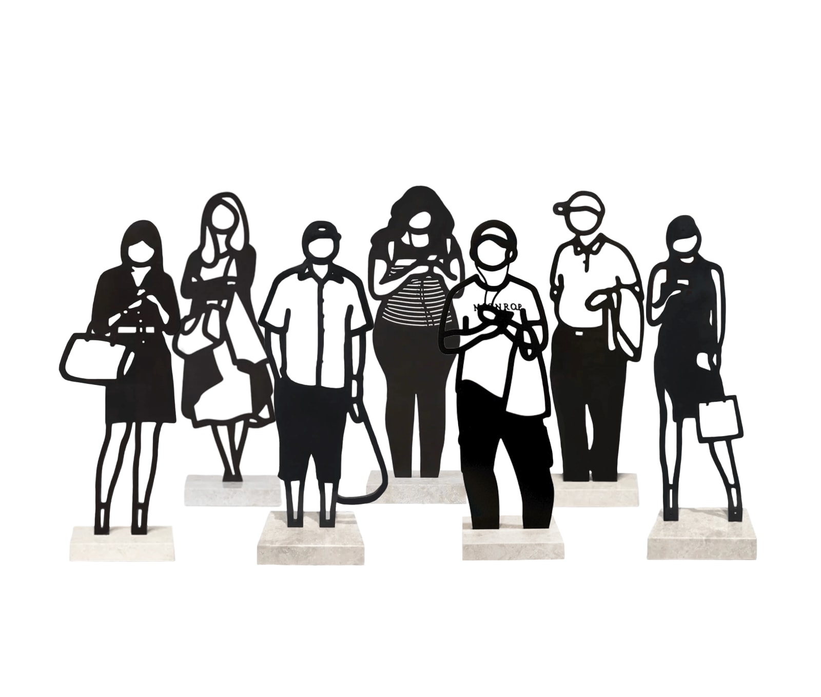 Julian Opie, Melbourne Statuettes, 2018