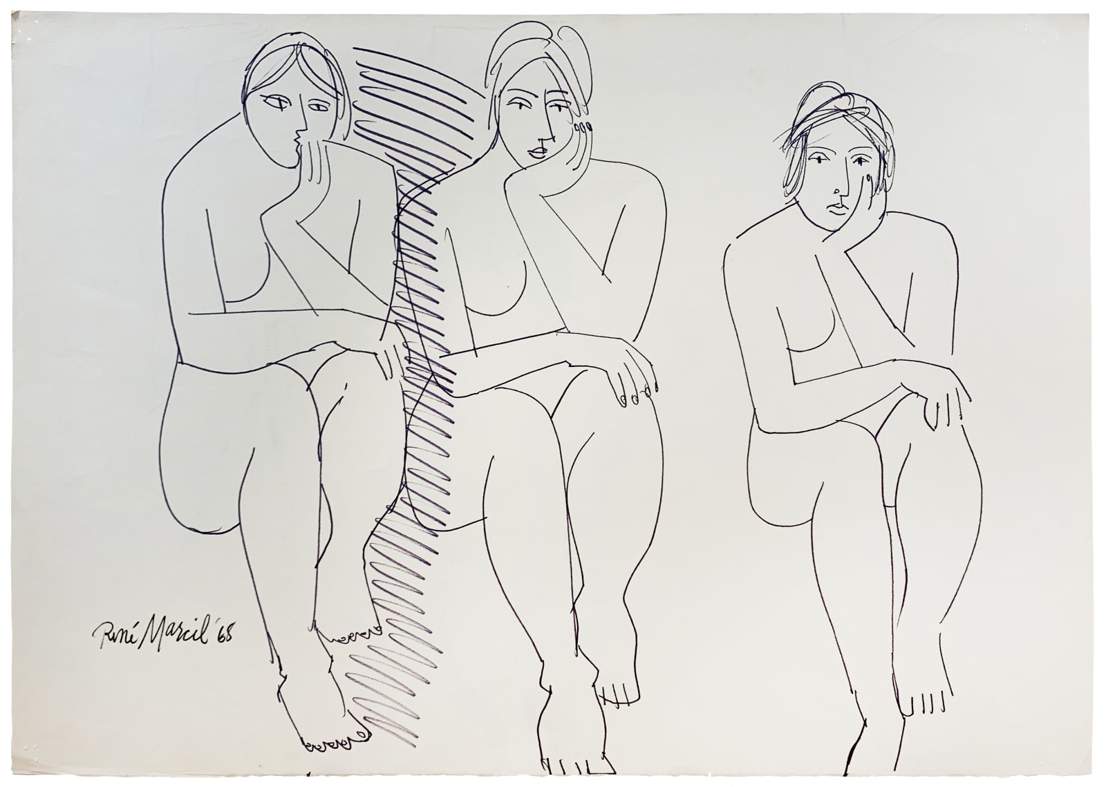 René Marcil, Untitled, 1968