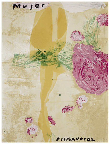 Julian Schnabel, Mujer Primaveral, 1995