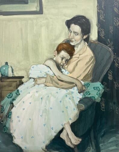 Malcolm Liepke, Mother and Child, 1992
