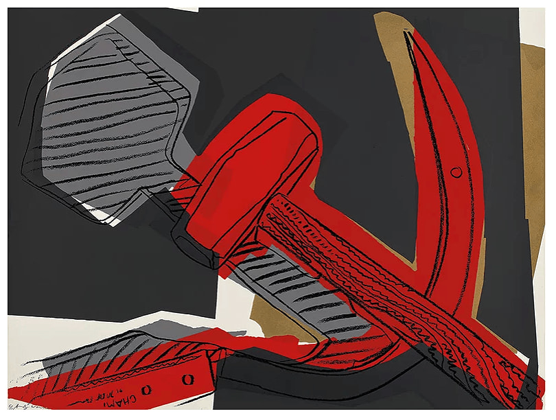 Andy Warhol, Hammer and Sickle, 1977
