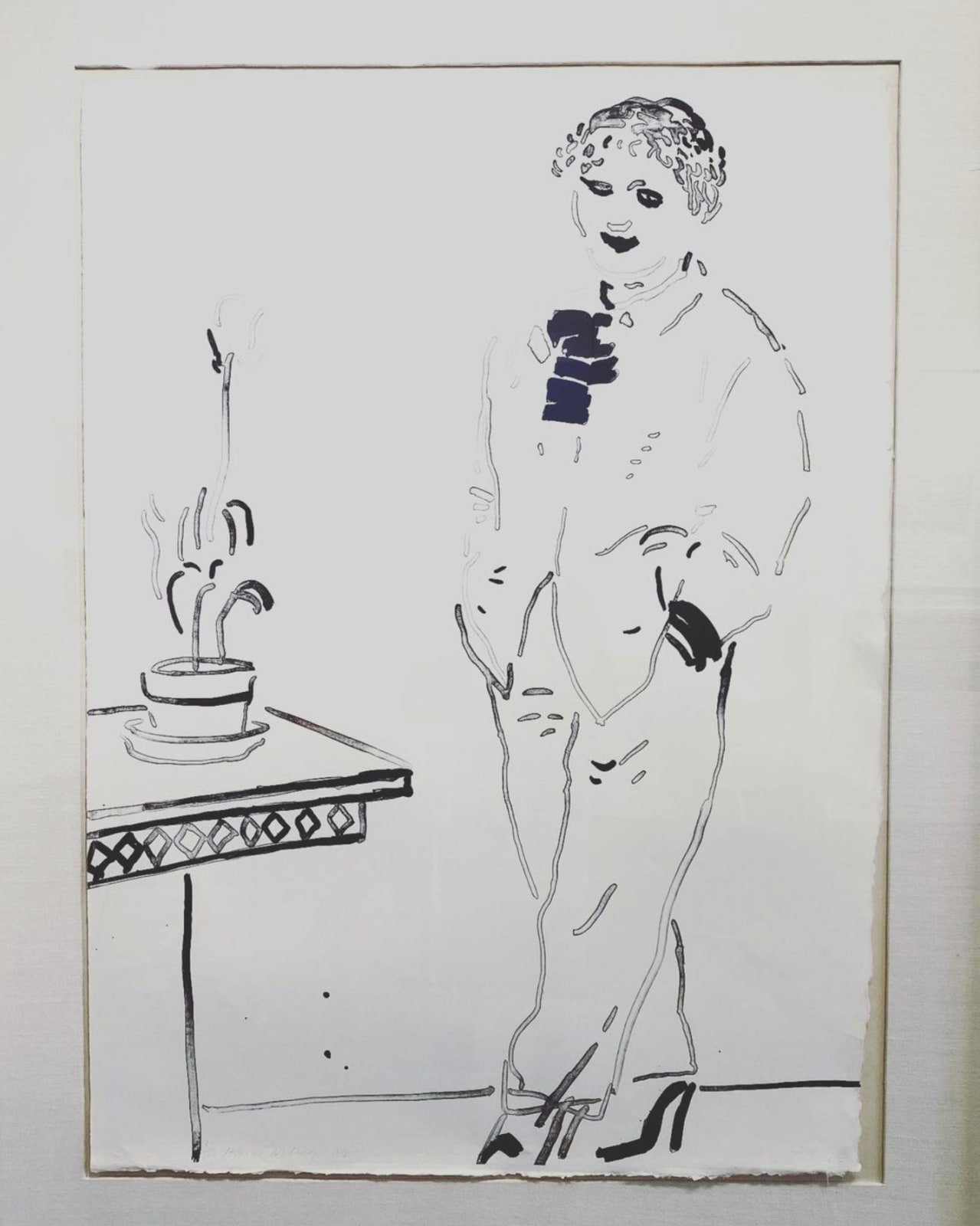 David Hockney, Celia Amused, 1979