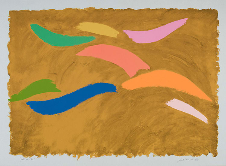 Jack Bush, Jeté en l'air, 1976