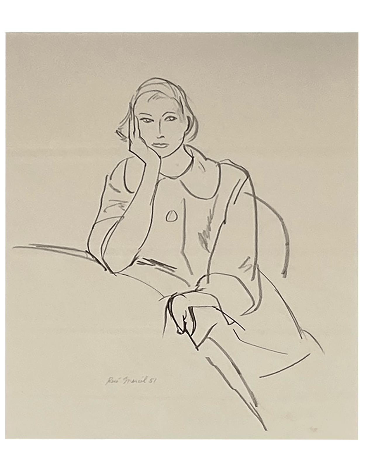 René Marcil, Untitled, 1951