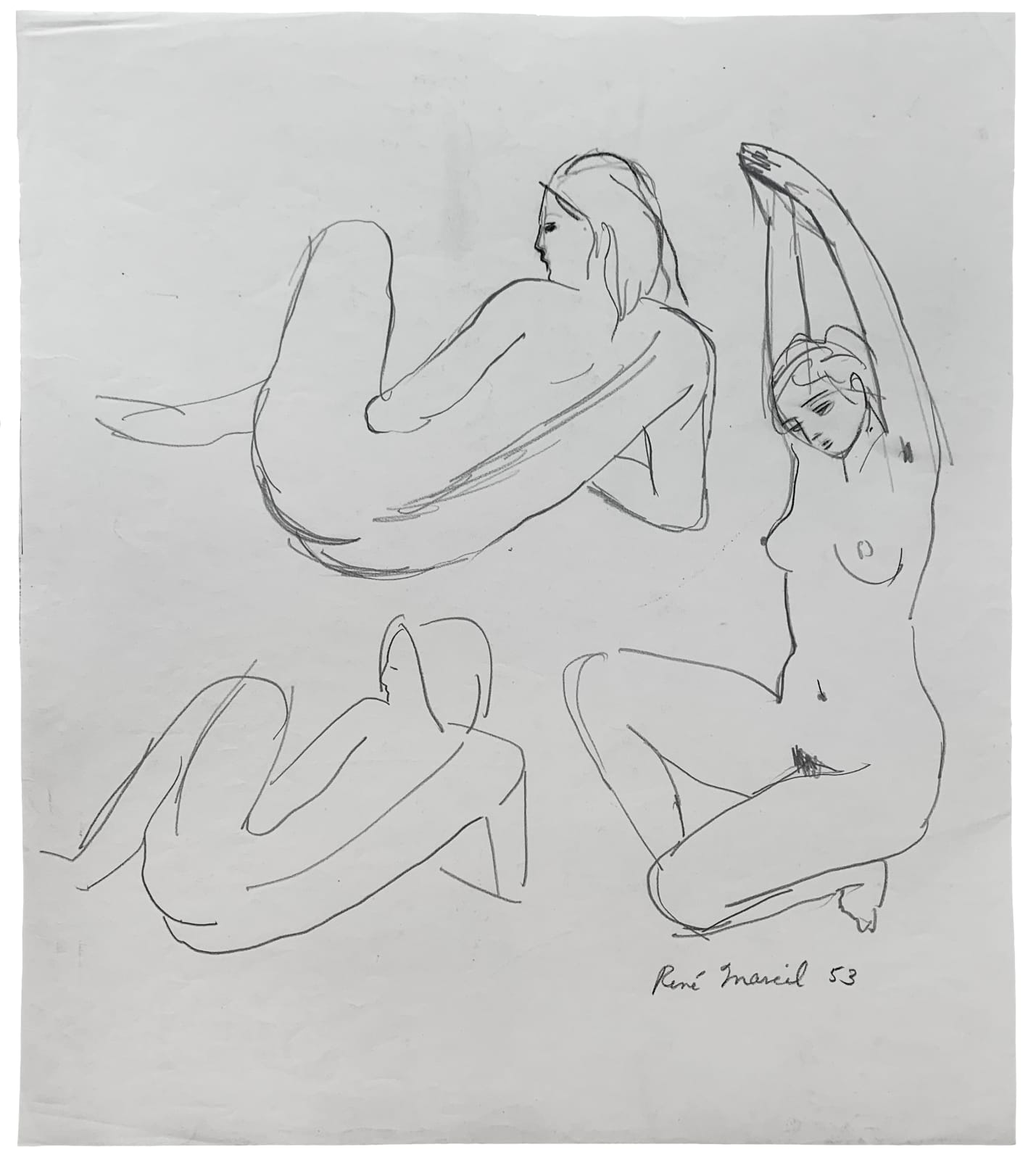 René Marcil, Untitled, 1953