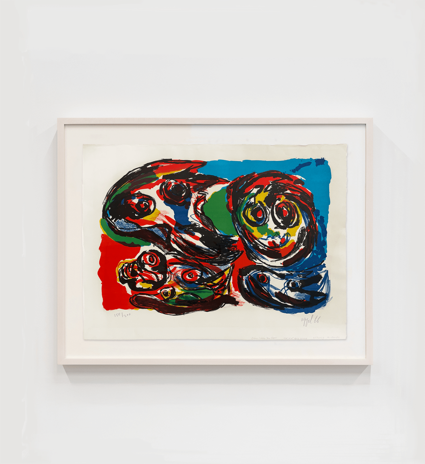 Karel Appel, Four Heads, 1966