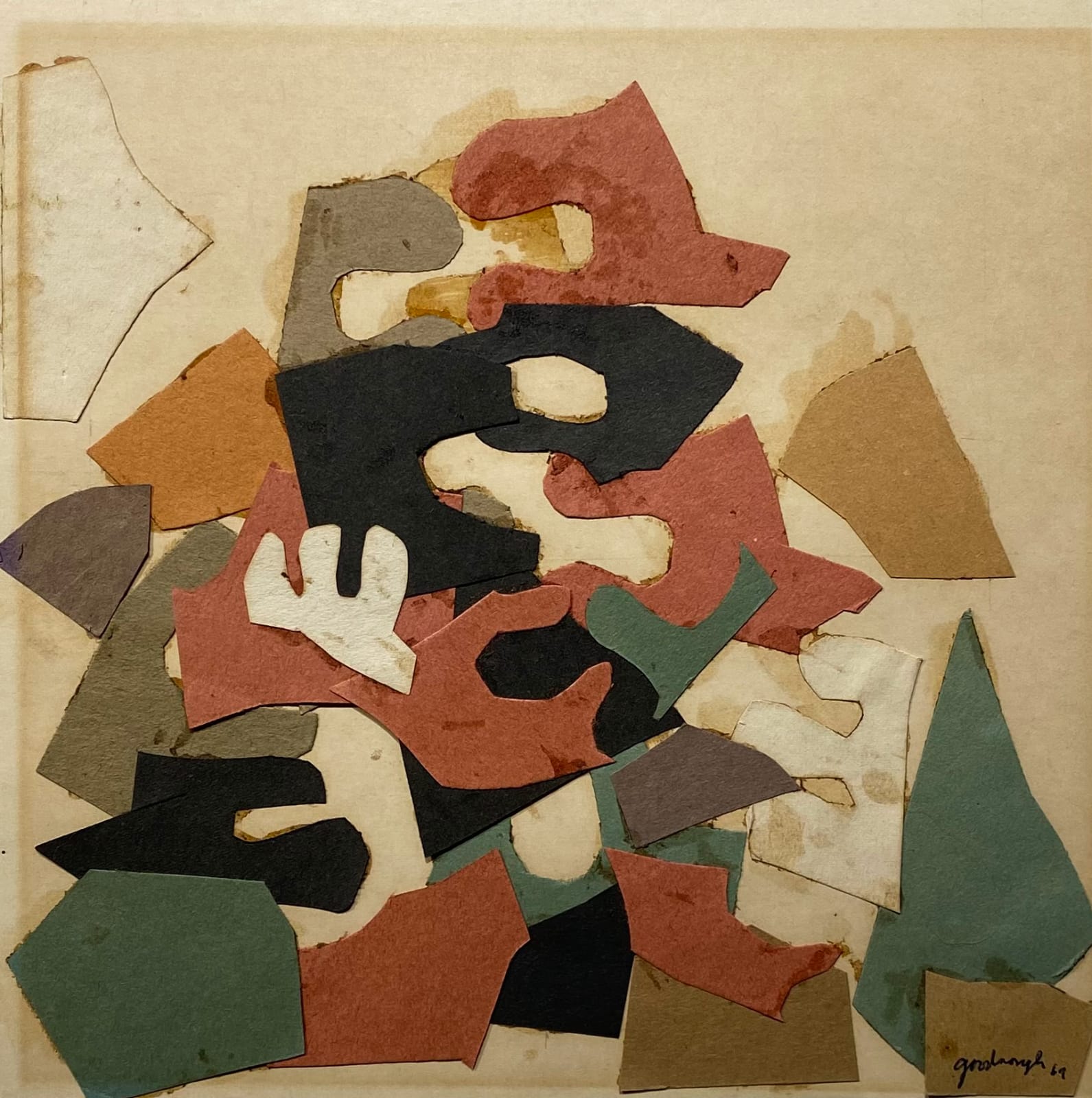 Robert Goodnough, Red, Blue, 1969