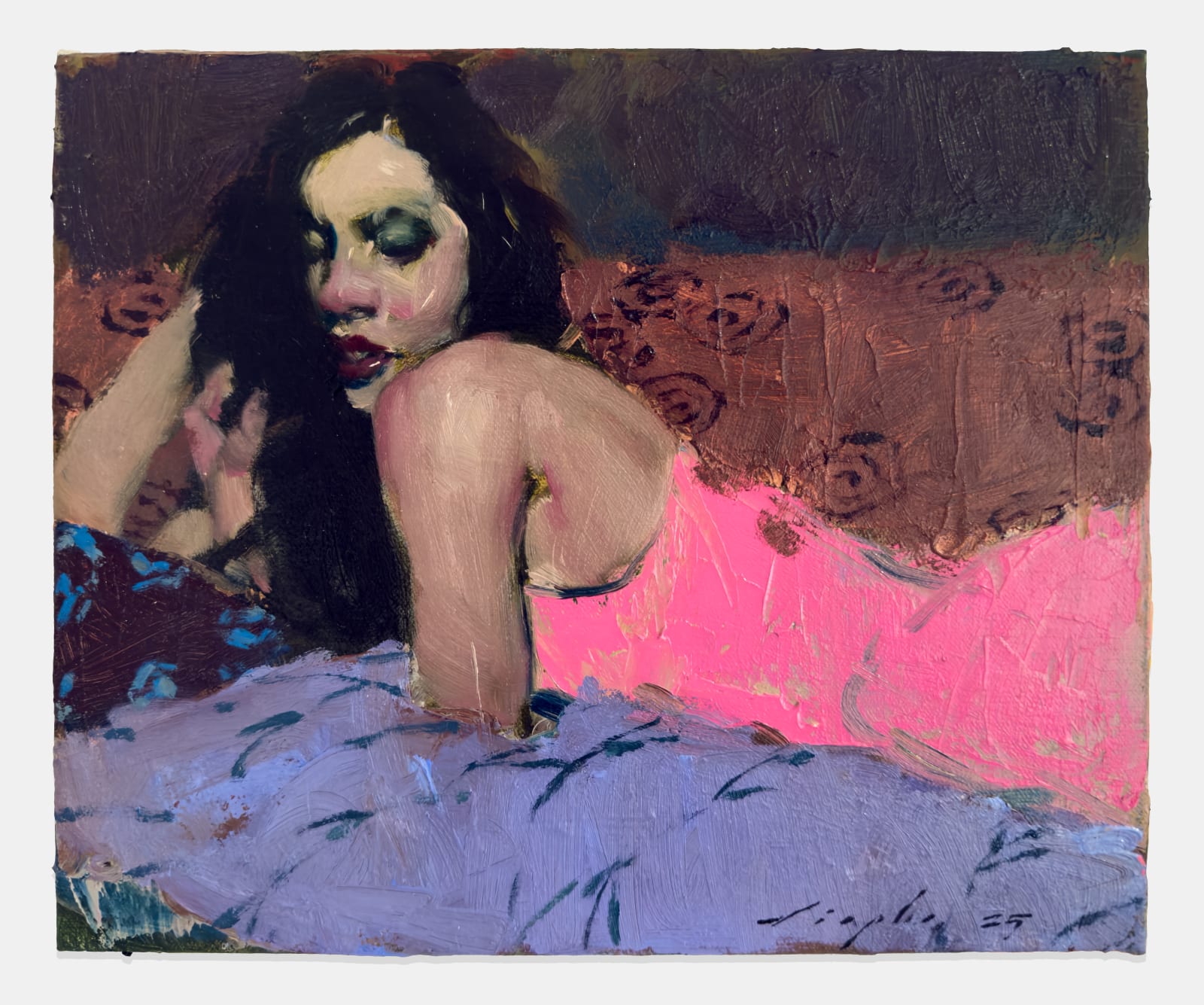 Malcolm Liepke, On the Sofa, 2025