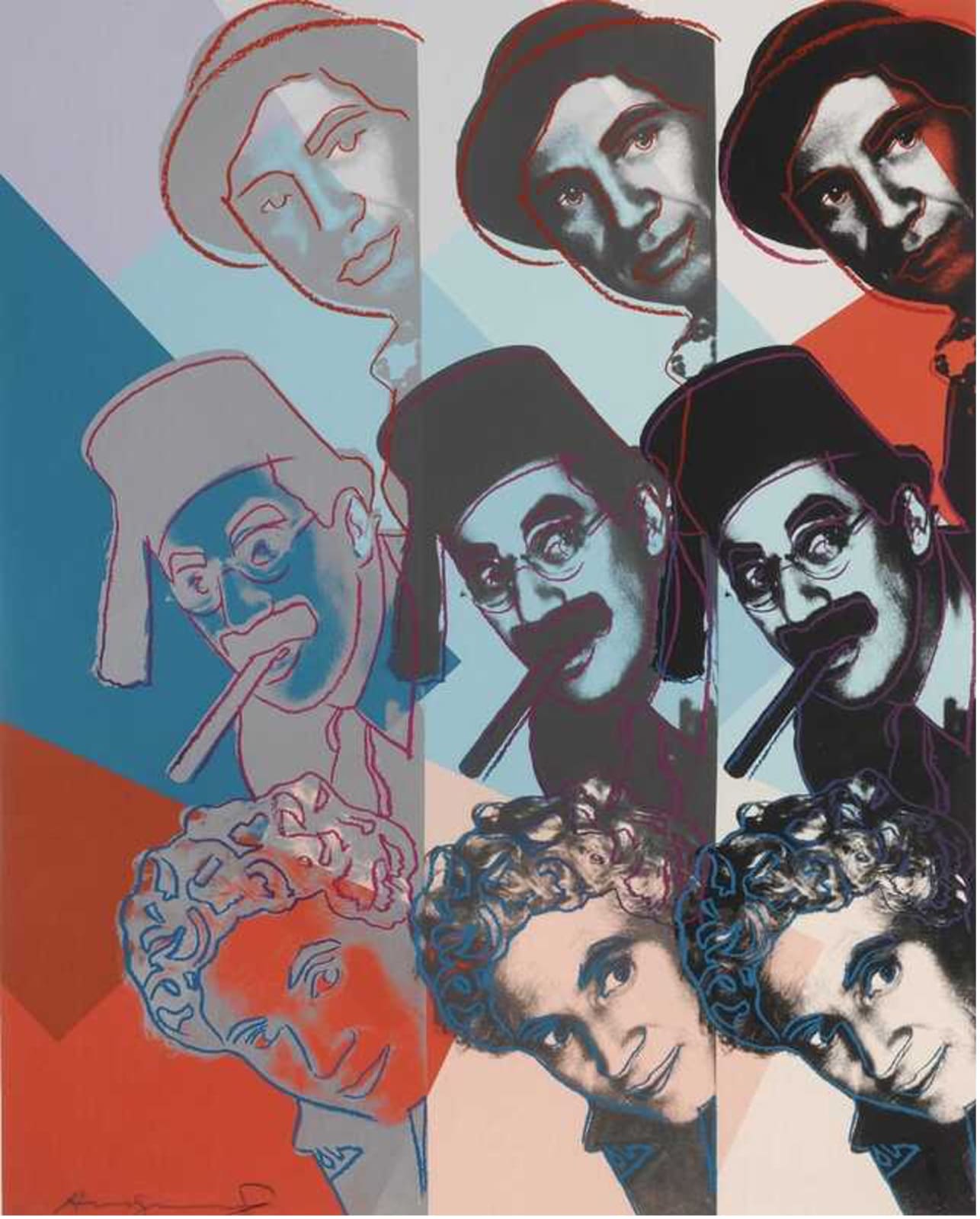 Andy Warhol, Marx Brothers , 1980