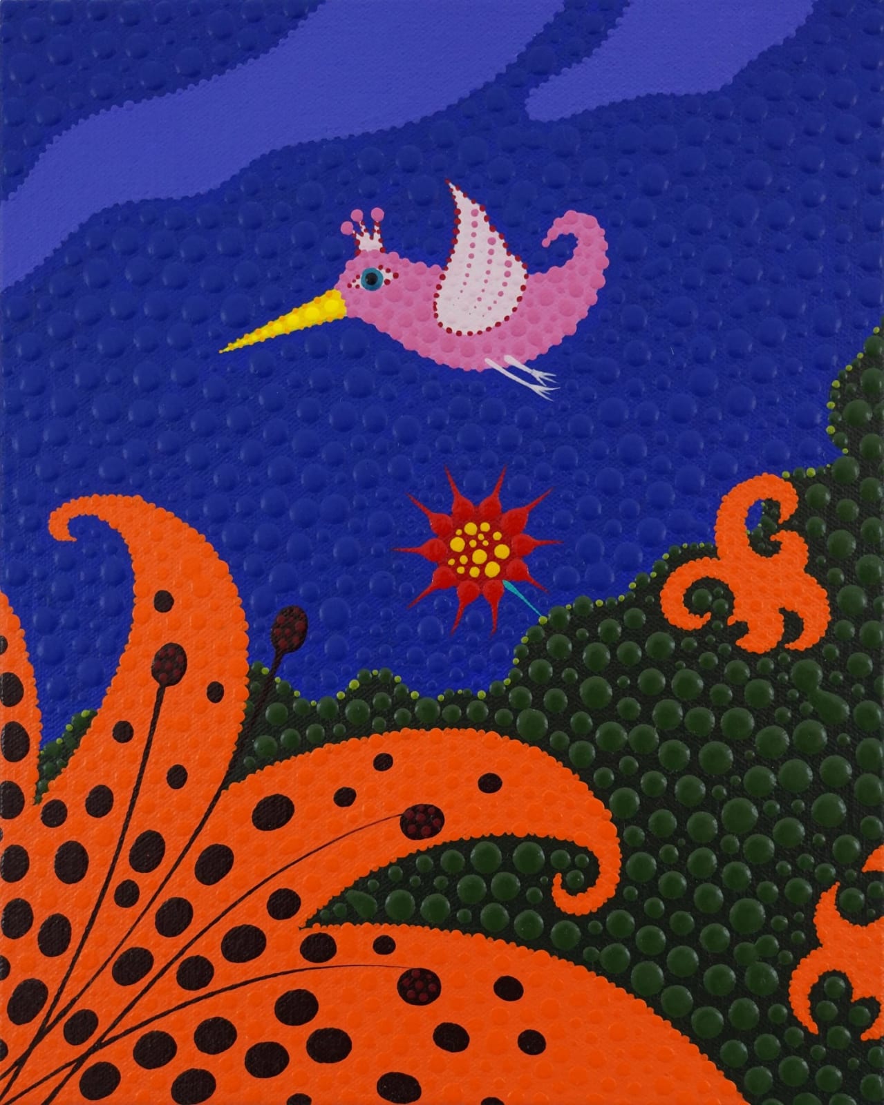 Eric Hibit, Pink Bird, 2021
