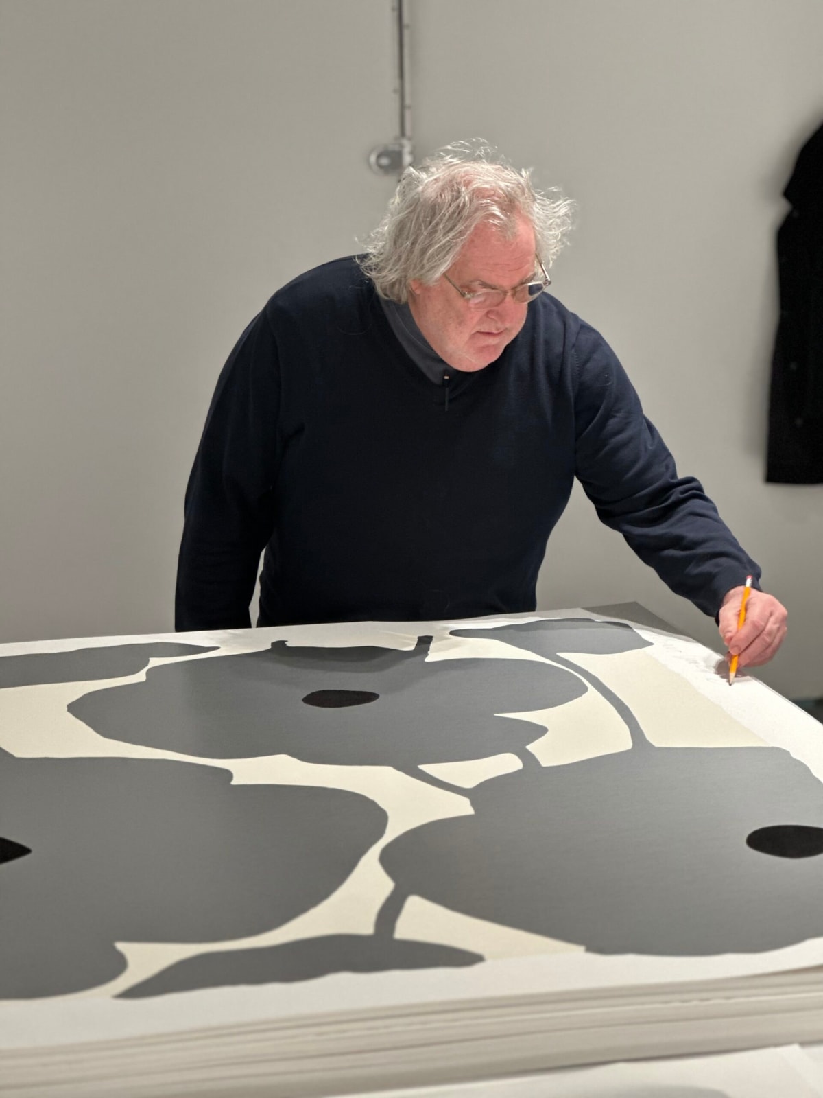 Donald Sultan, Seven Silvers Jan. 24, 2024