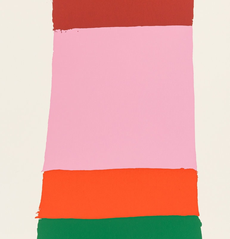 Jack Bush, Nice Pink, 1965