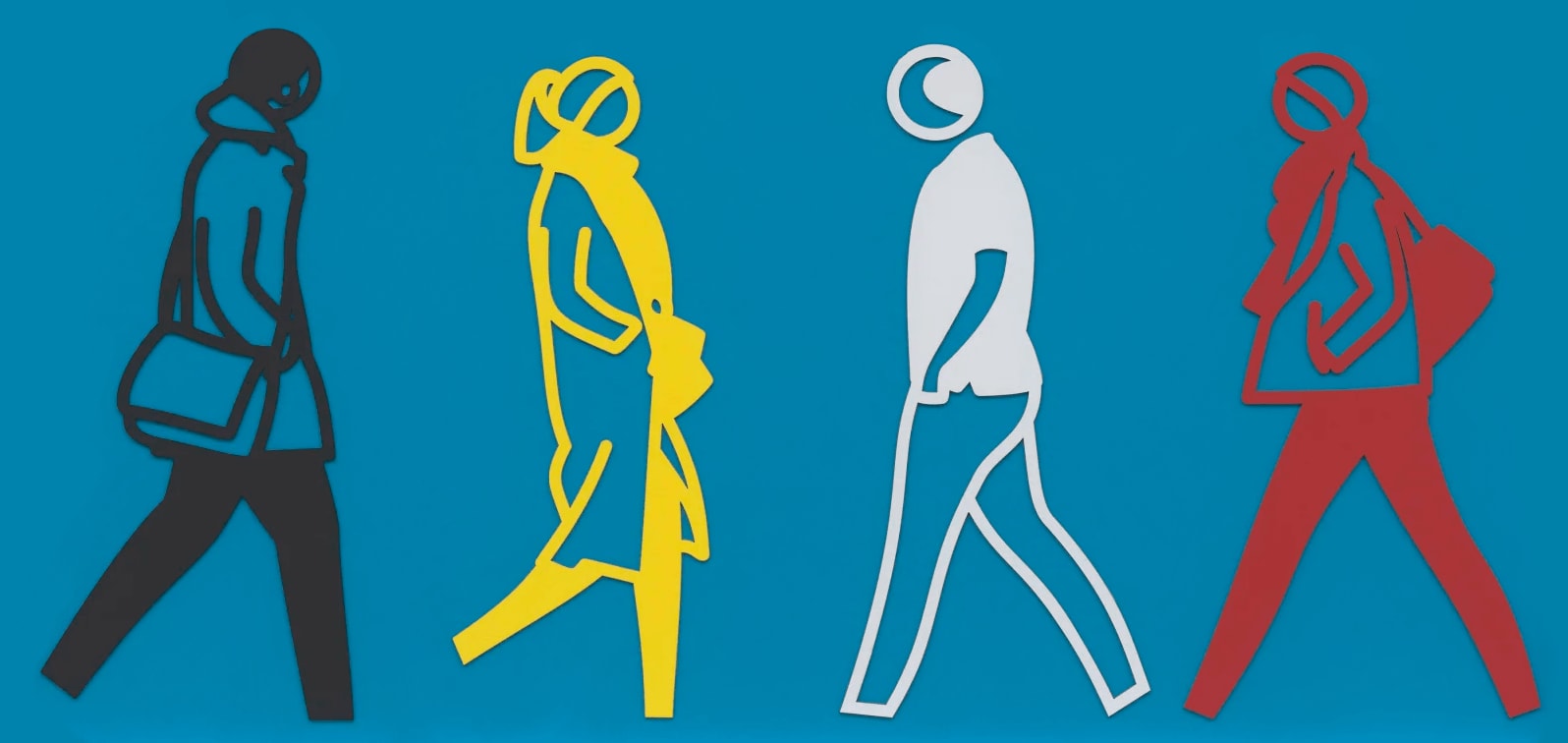 Julian Opie, Street 6, 2020