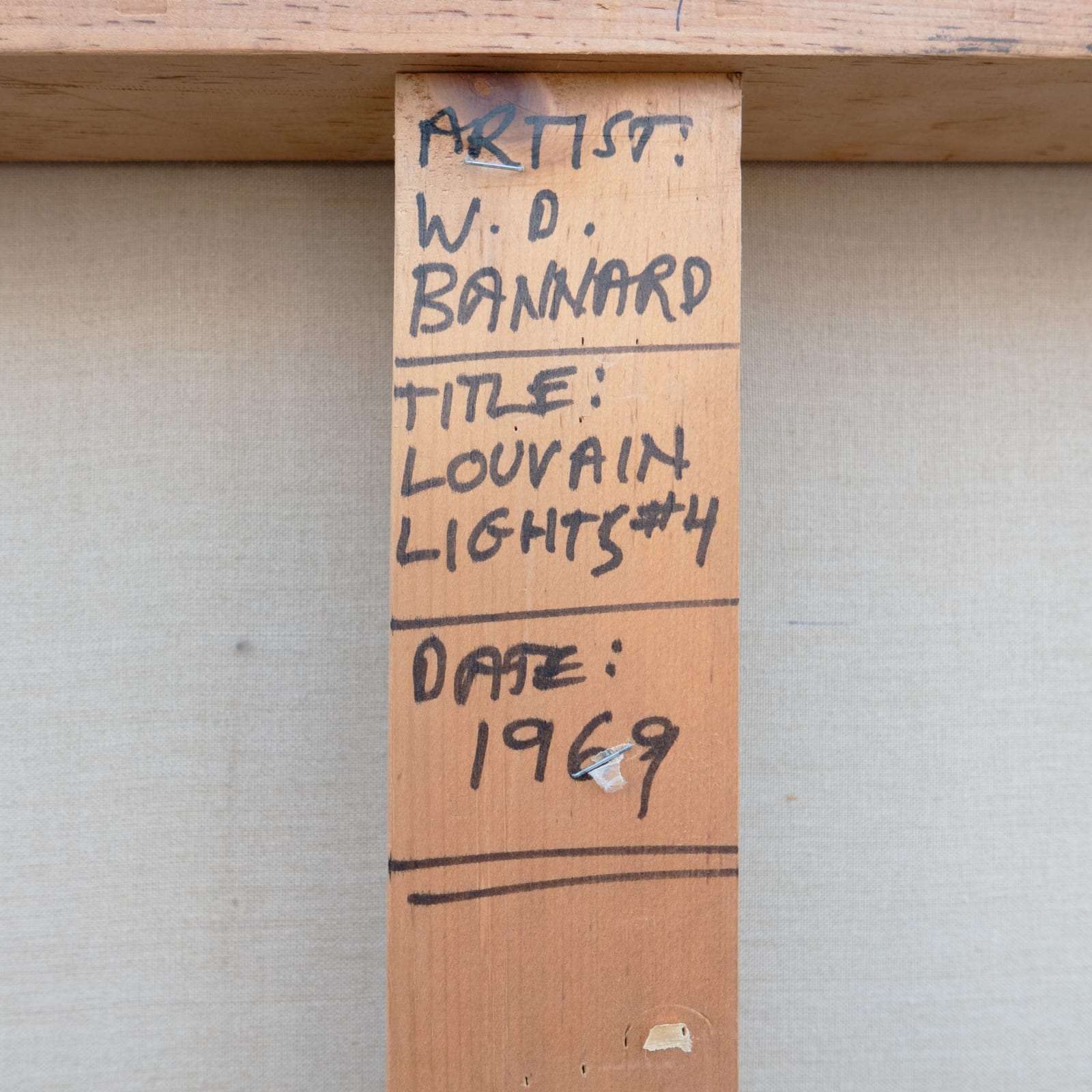 Walter Darby Bannard, Louvain Lights #4, 1969