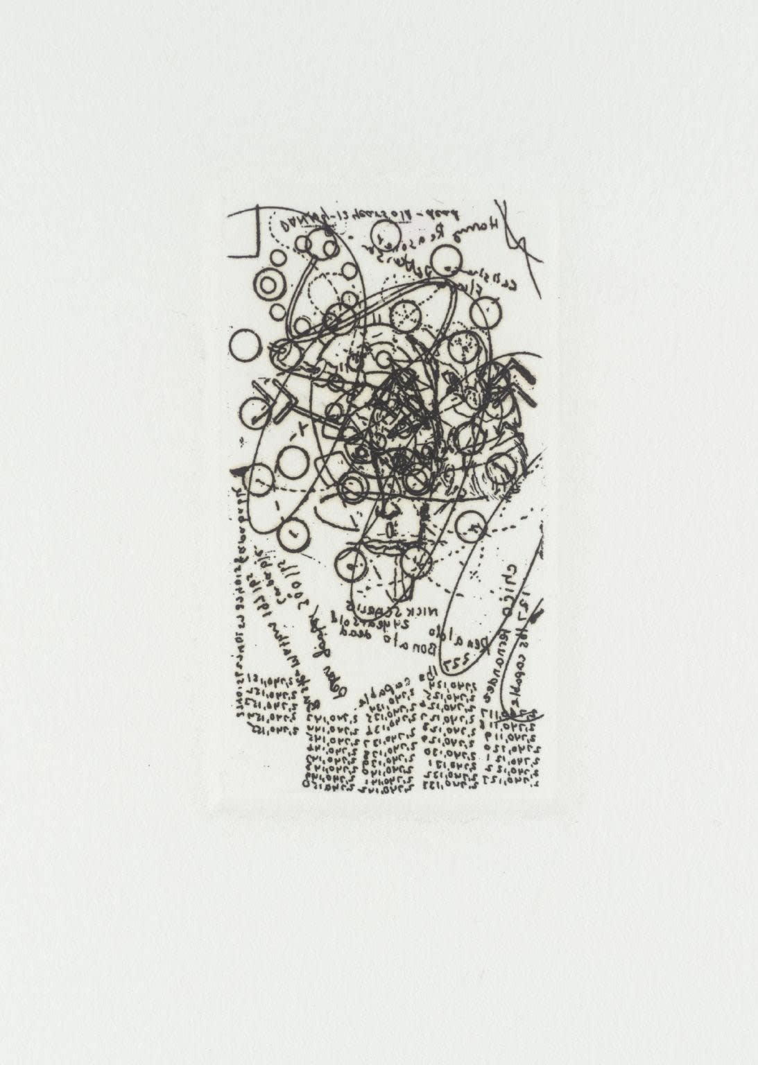 Jonathan Borofsky, 2740117 . . . 2740158, 1982