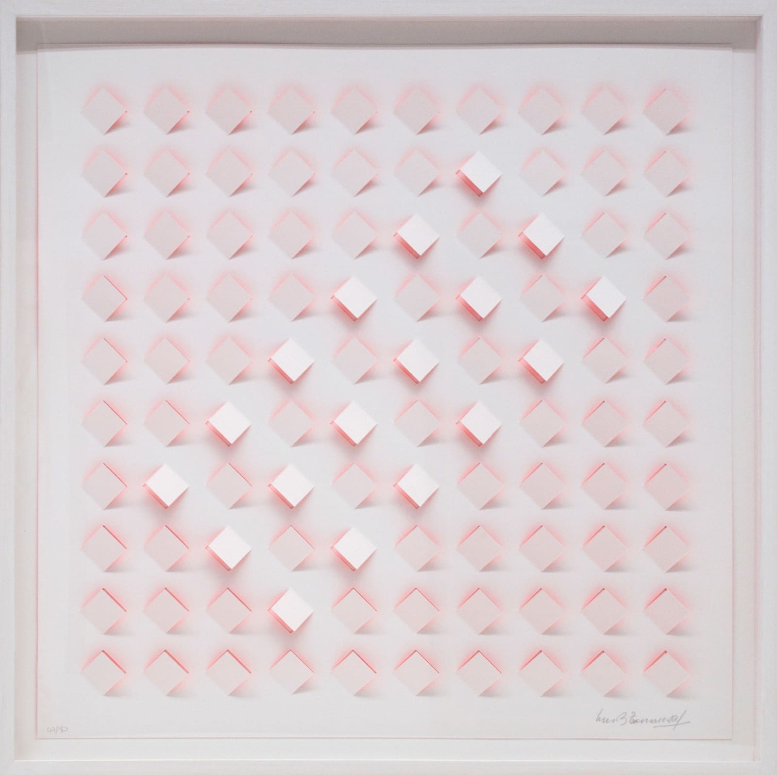 Luis Tomasello, ST Rosa 4A (pink), 2012