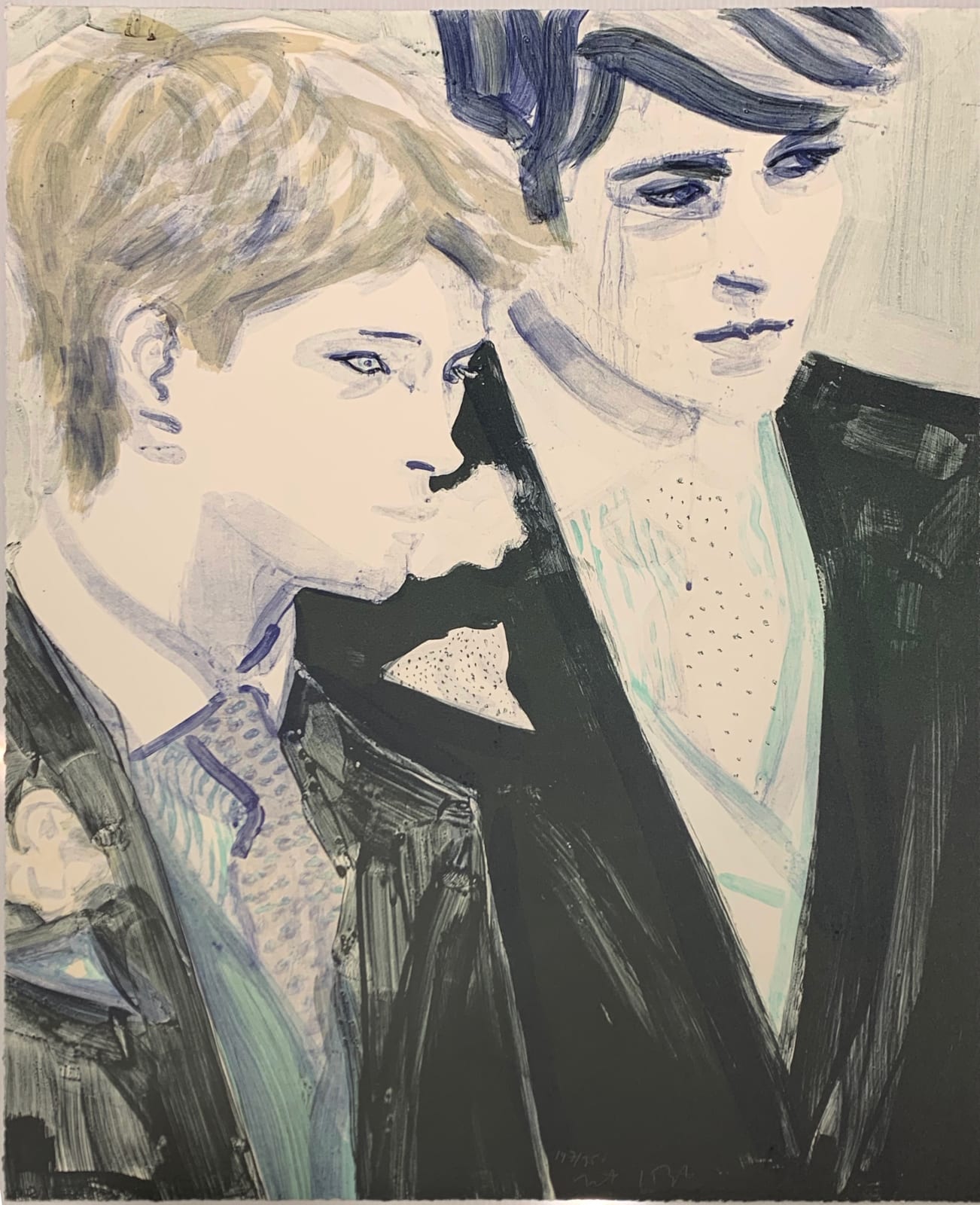 Elizabeth Peyton, Prince Harry and Prince William, 2000