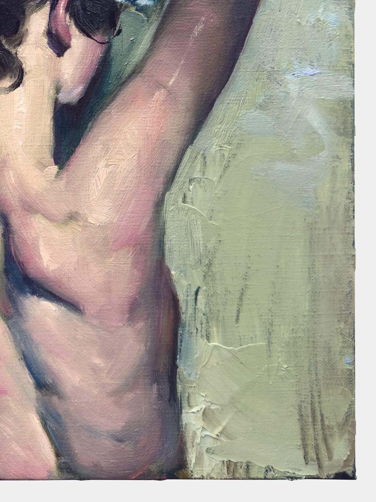 Malcolm Liepke, Pulling Off Her Shirt, 2025