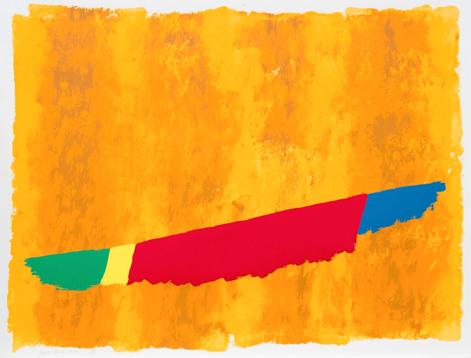 Jack Bush, Low Spread, 1974