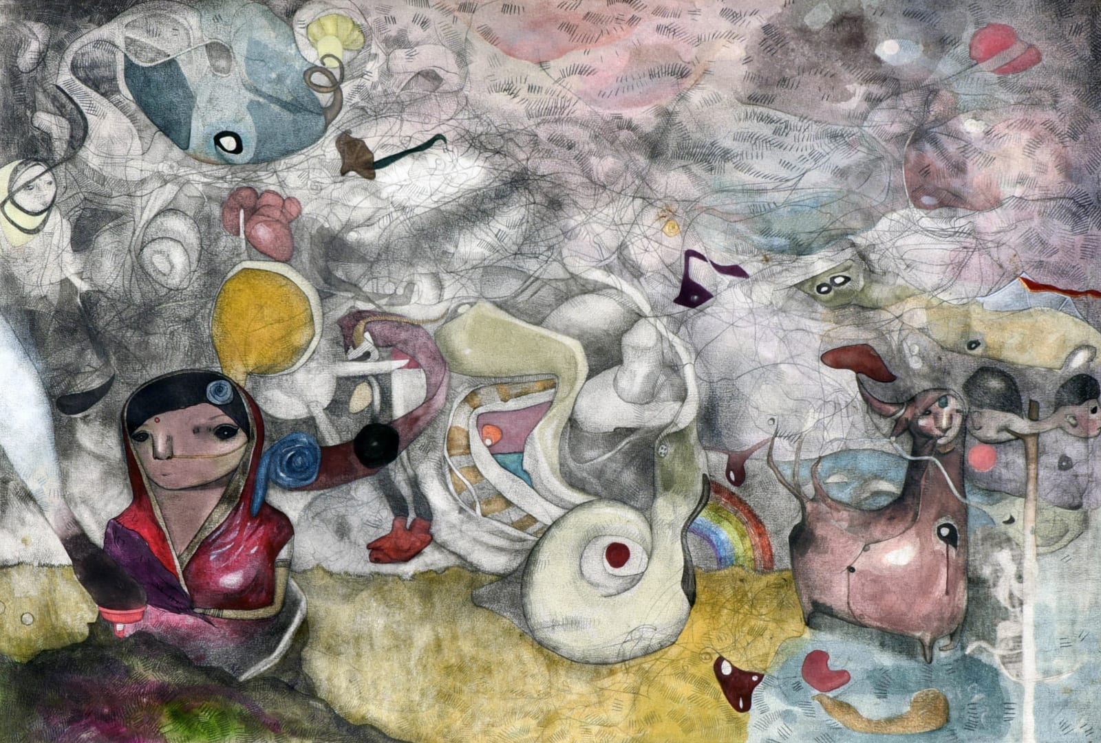 Nilotpal Dhwaj Sinha, Dusk and it's woman