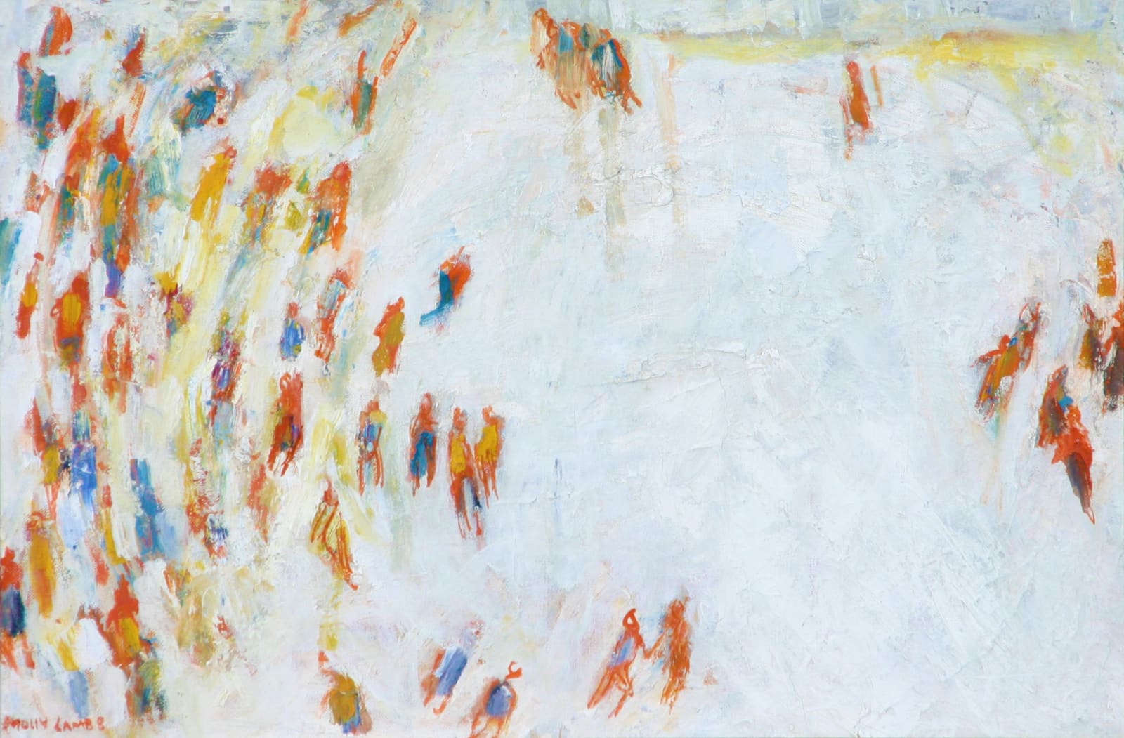 Molly Lamb Bobak, The Skaters, 1964