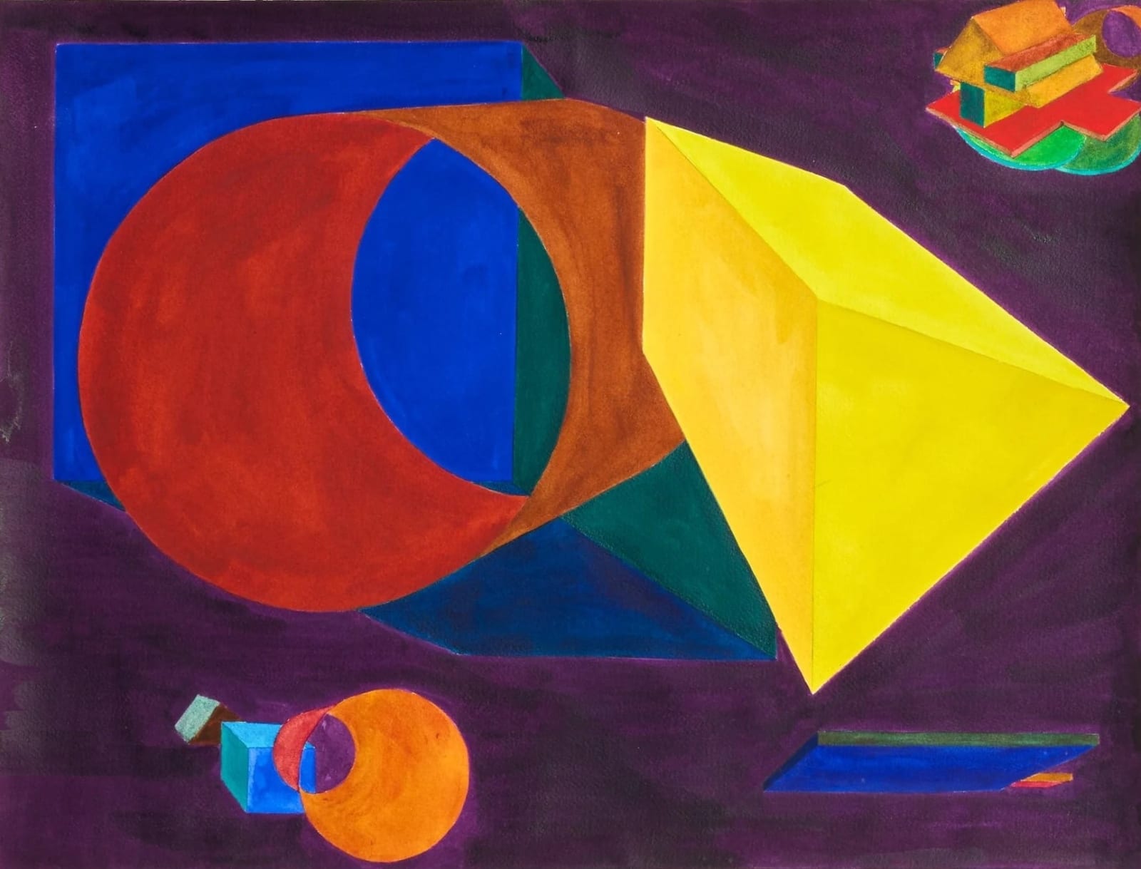 Al Held, CAMERATA XVI, 1989