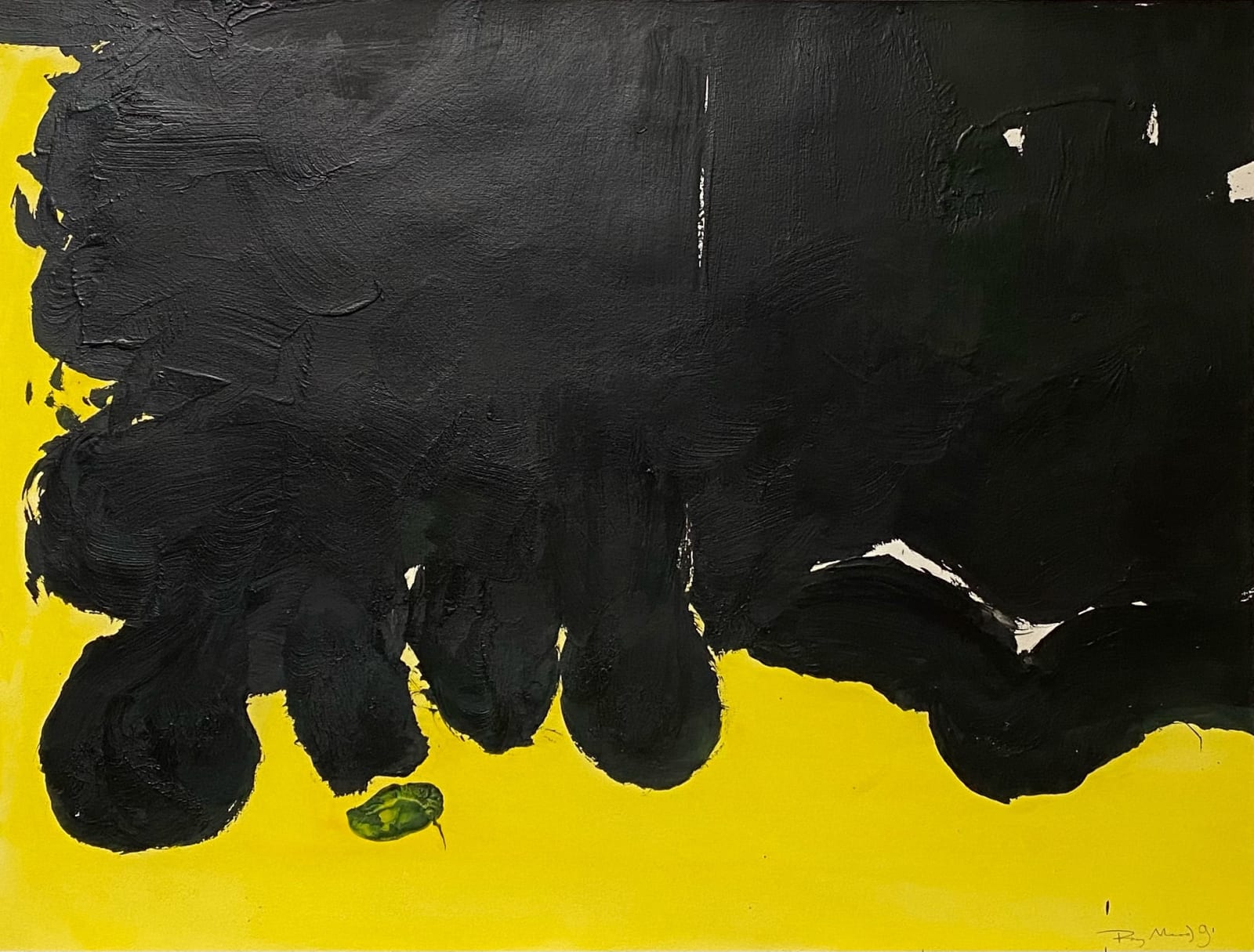 Ray Mead, Untitled (Yellow and Black), 1991