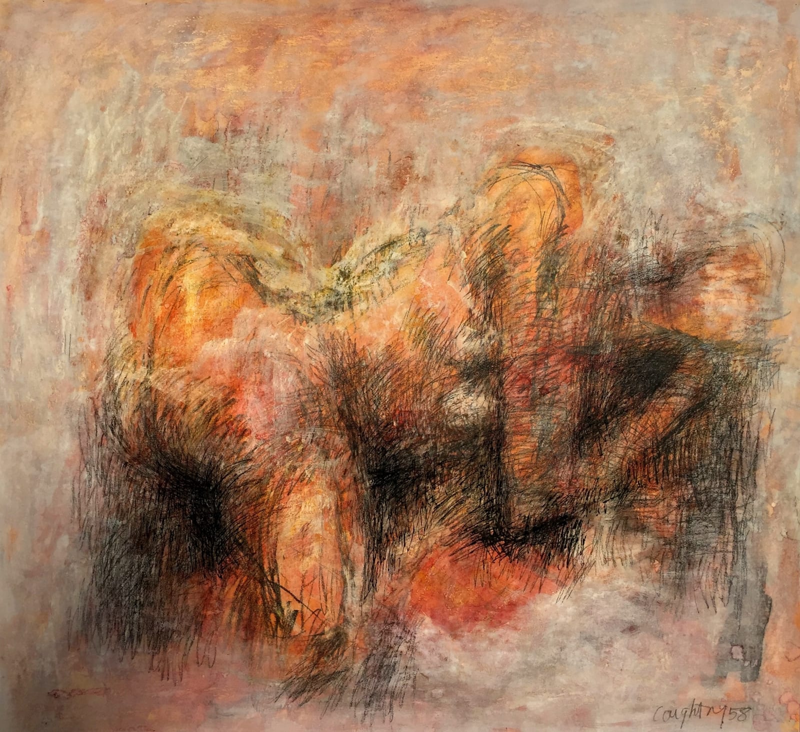 Graham Coughtry, Sleeping Figure, 1958