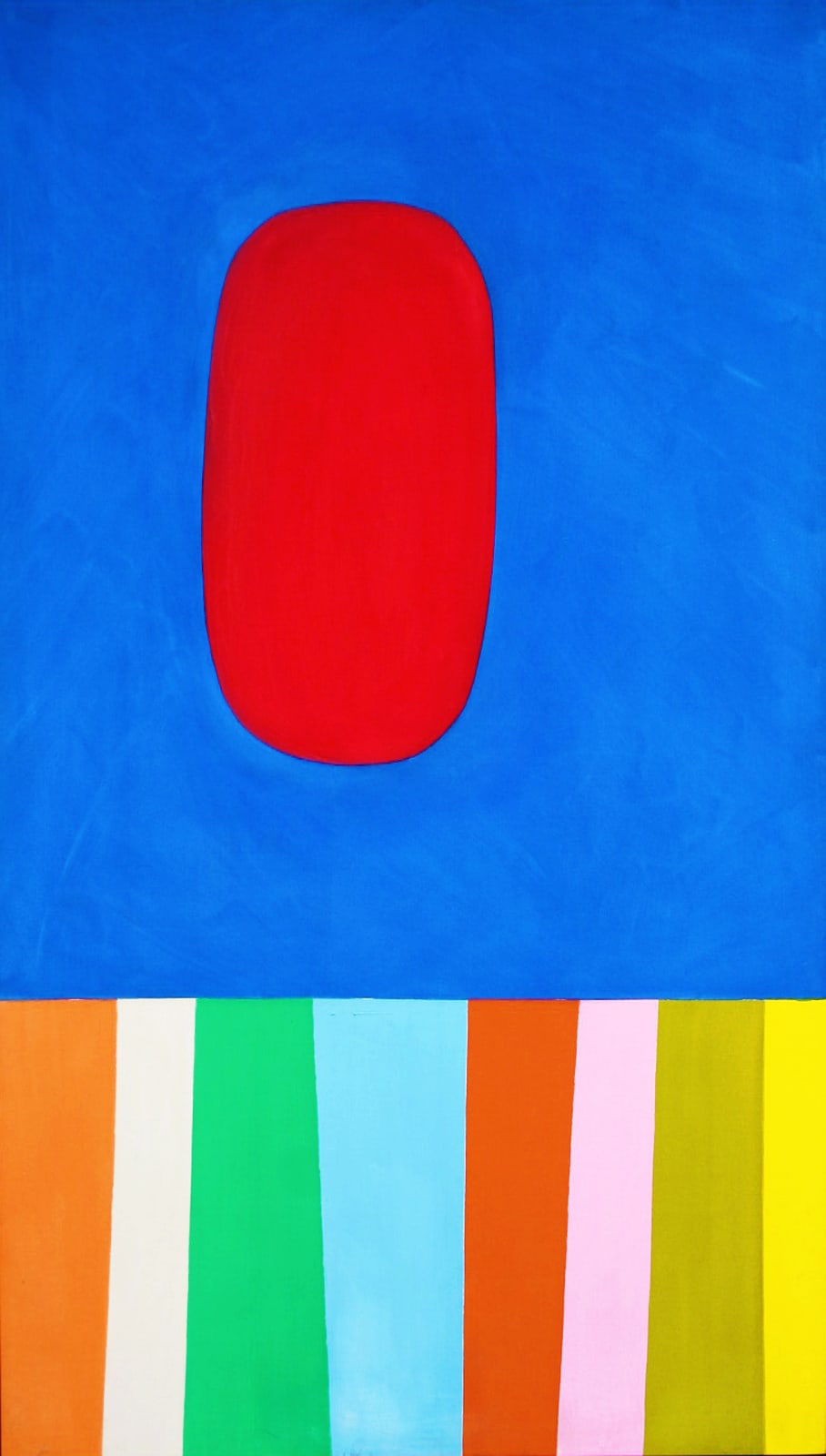 Jack Bush, Red Blue # 1, 1969