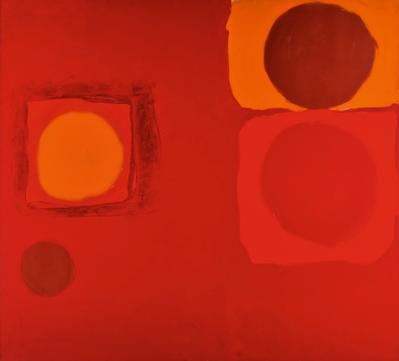 Patrick Heron, Four in Deep Cadmium, 1964