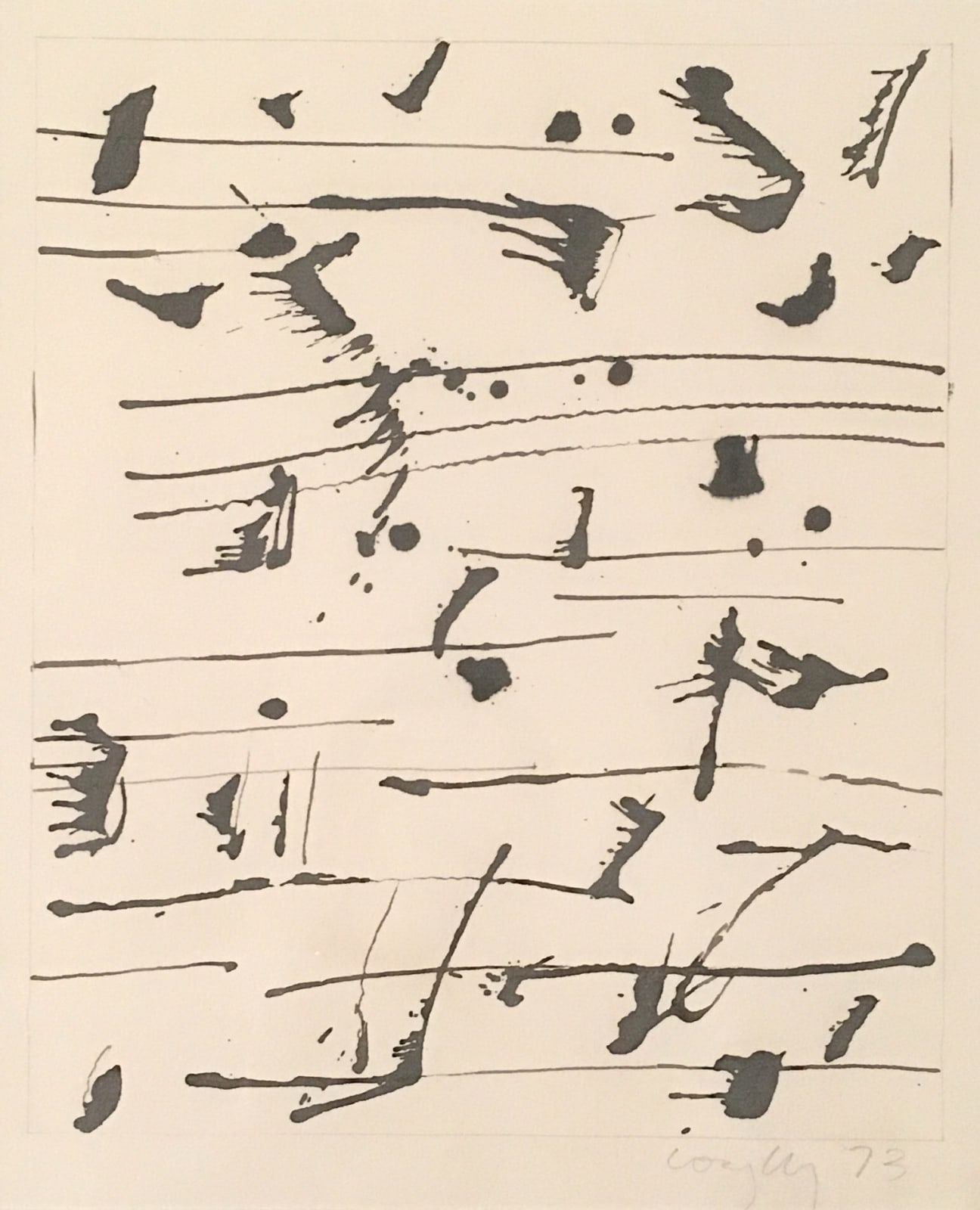 Graham Coughtry, Musical Notes Series, 1973