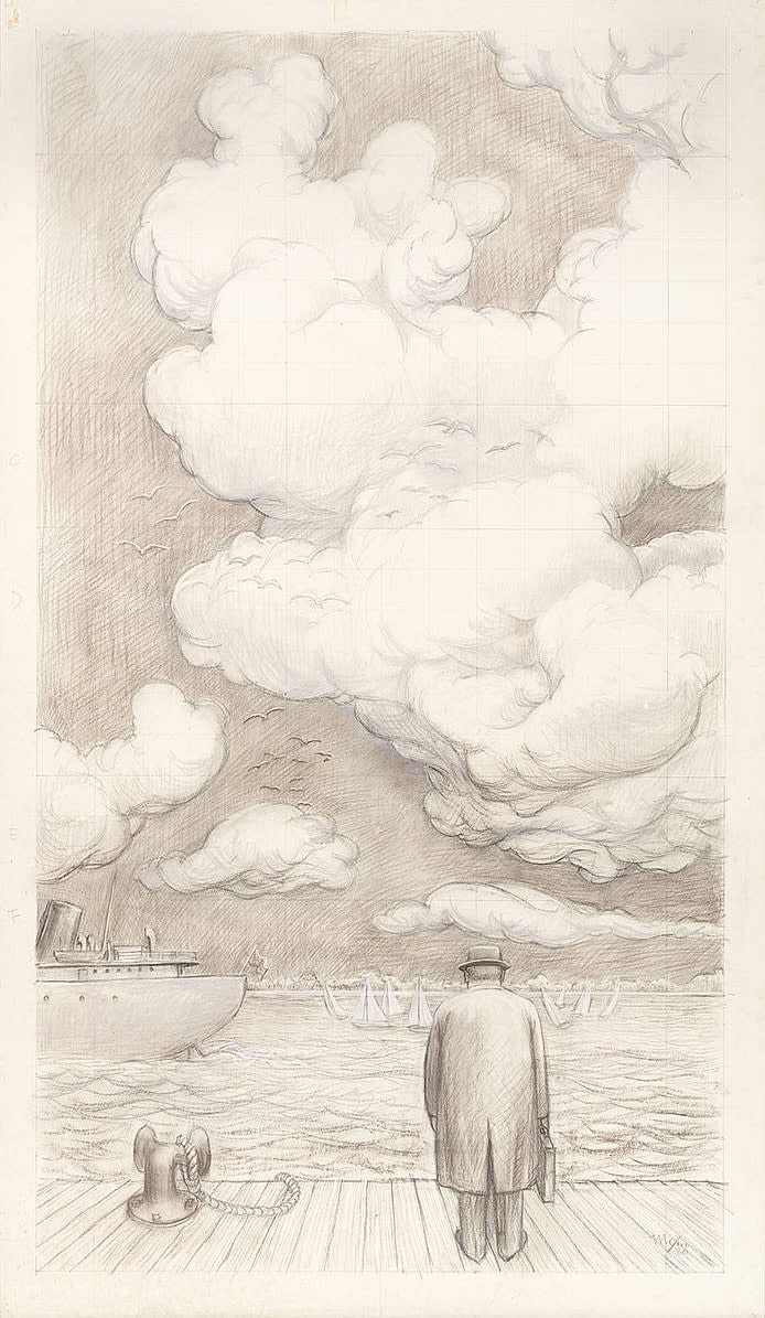 William Hodd McElcheran, Sketch for South Wind, 1986