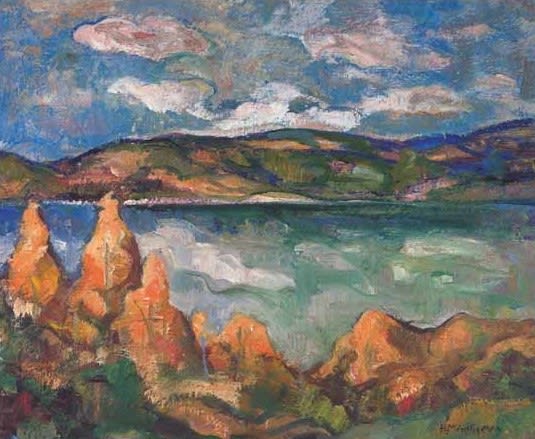 Henrietta Mabel May, Autumn Lake, Circa 1930