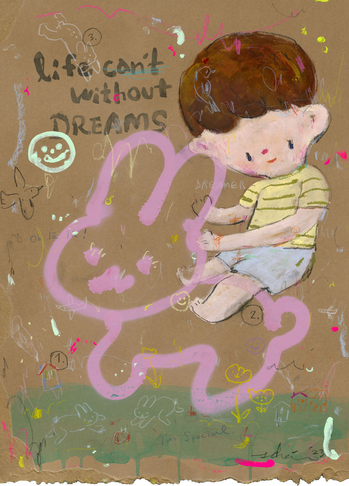 林彥良 Yen Liang Lin, Life can't without dreams, 2023