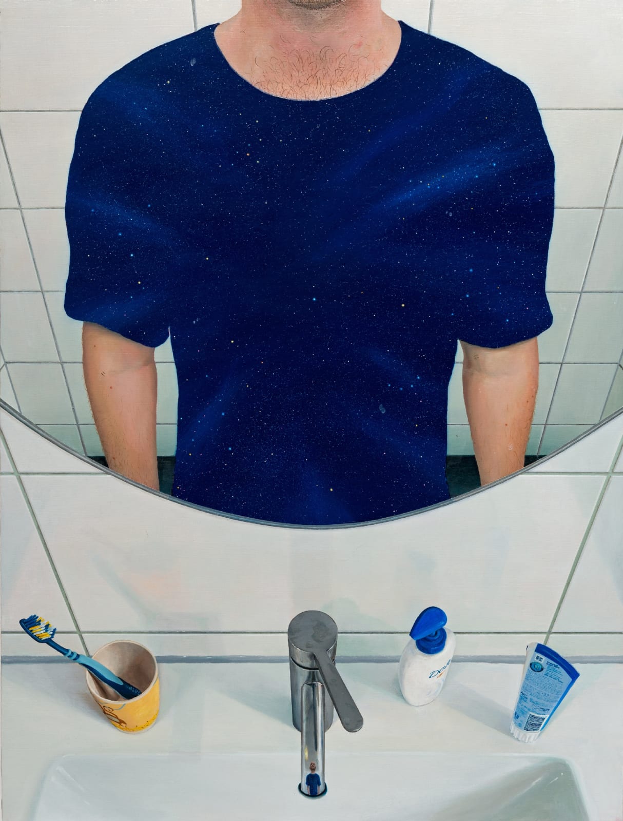 Thijs Jansen, Self-reflection in Bathroom Mirror, 2019