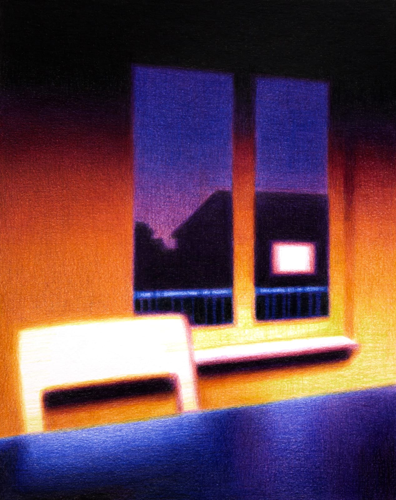 Steffen Kern, Window, Chair and Table, 2024