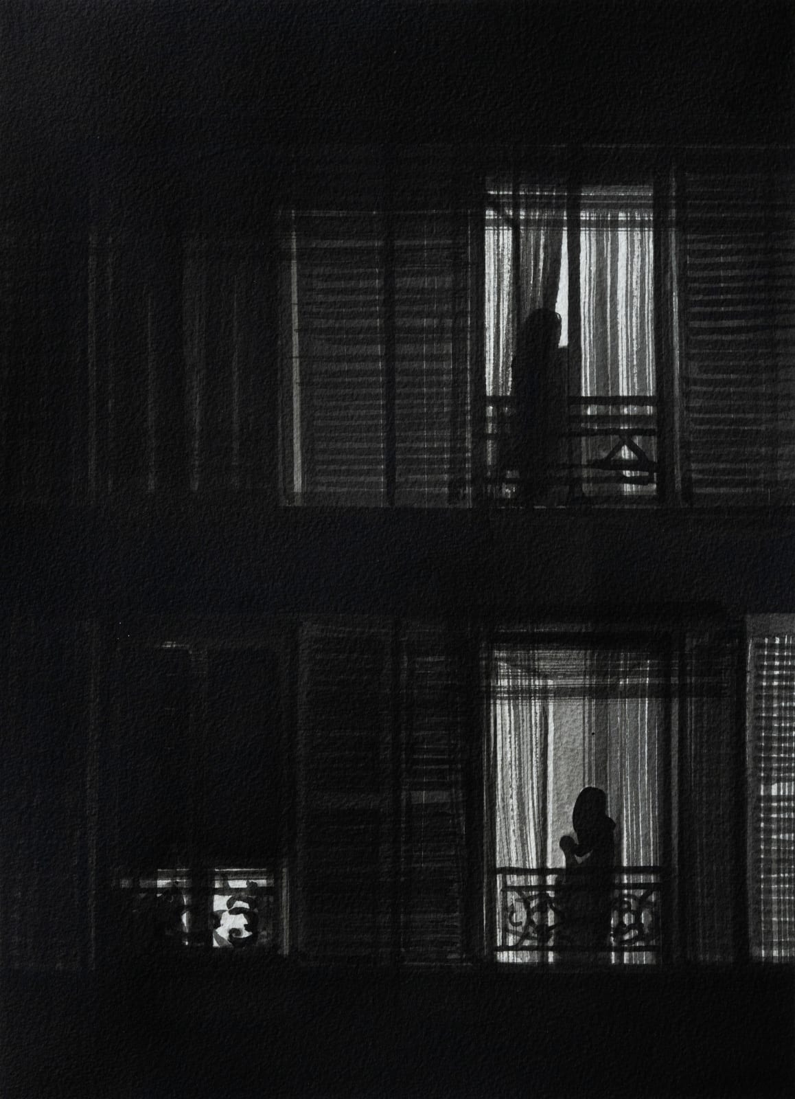 Radenko Milak, Dancing with the shadows , 2022