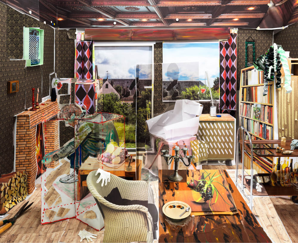 Georg Brückmann, The great fireplace room I, 2014