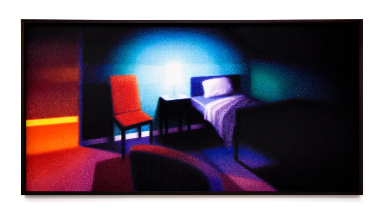Steffen Kern, Chair, Light and Bed, 2024