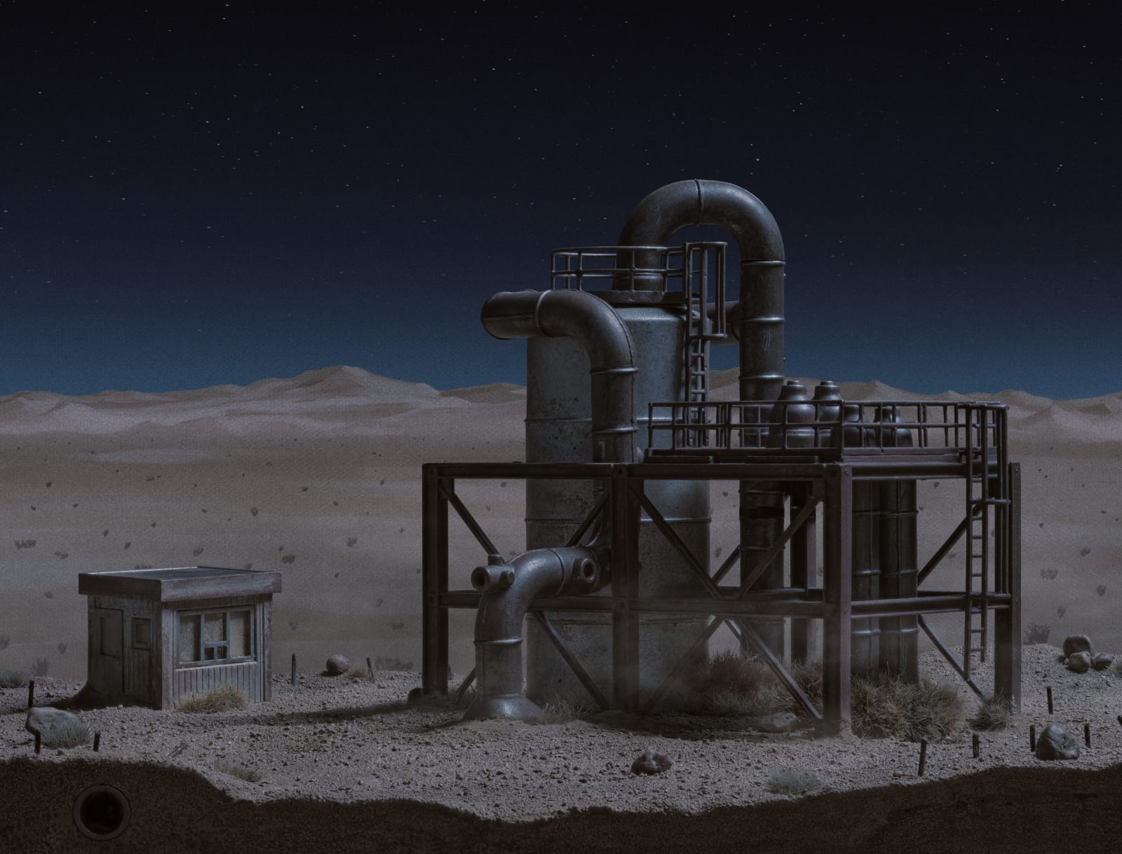 Dirk Hardy, Residue City, Episone 1, Pilot (Night), 2022