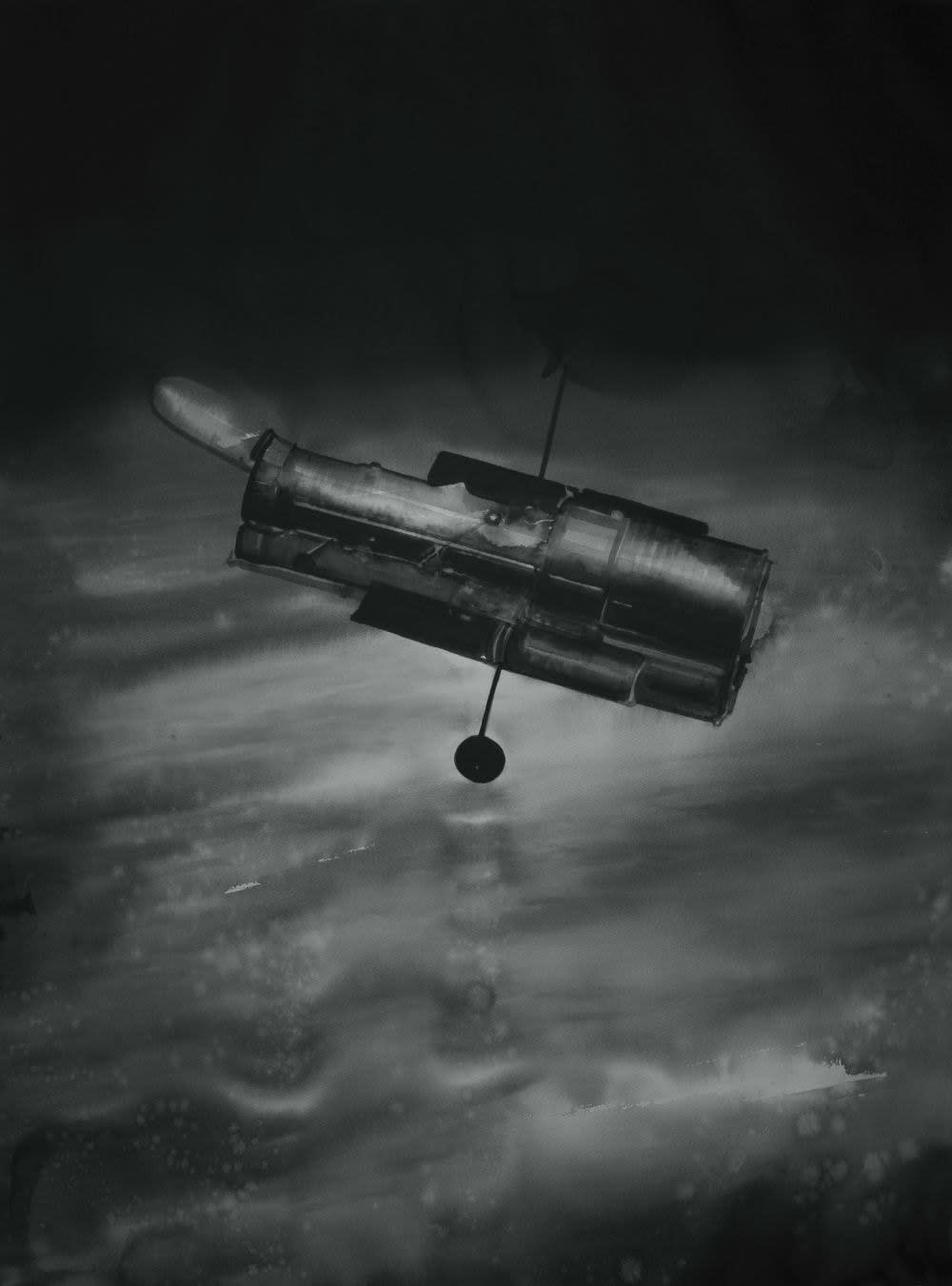 Radenko Milak, Hublle in the space, 2019