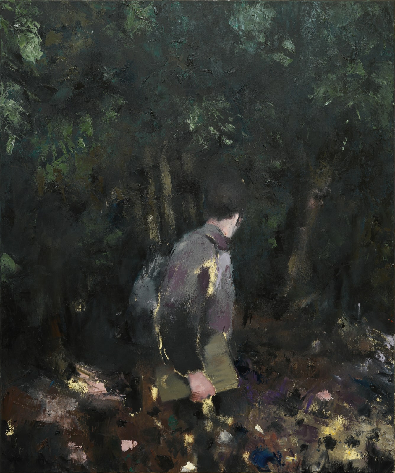 Enrico Freitag, Painter on his way to work 2, 2024