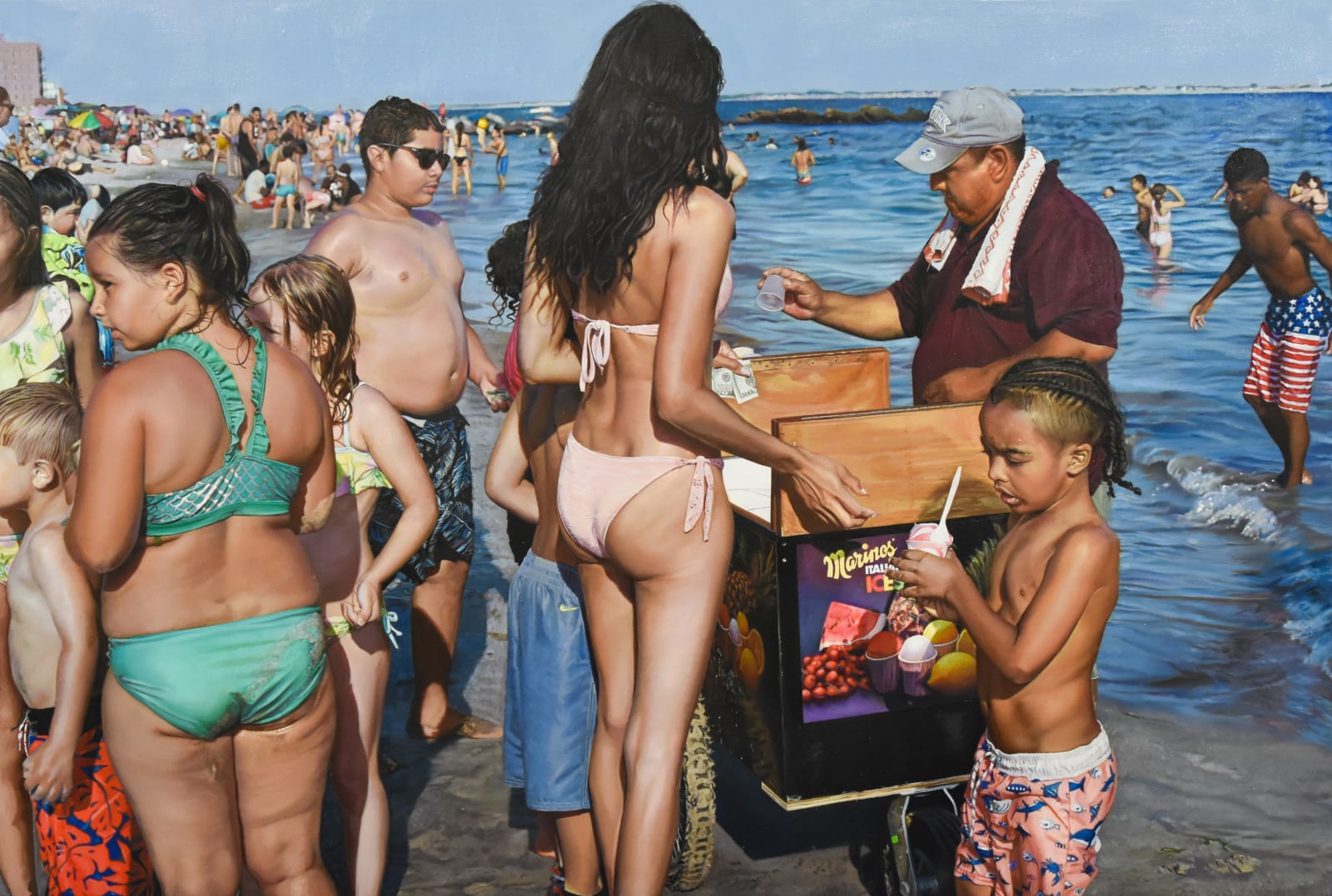 Yigal Ozeri, Rockaway Beach, 2020