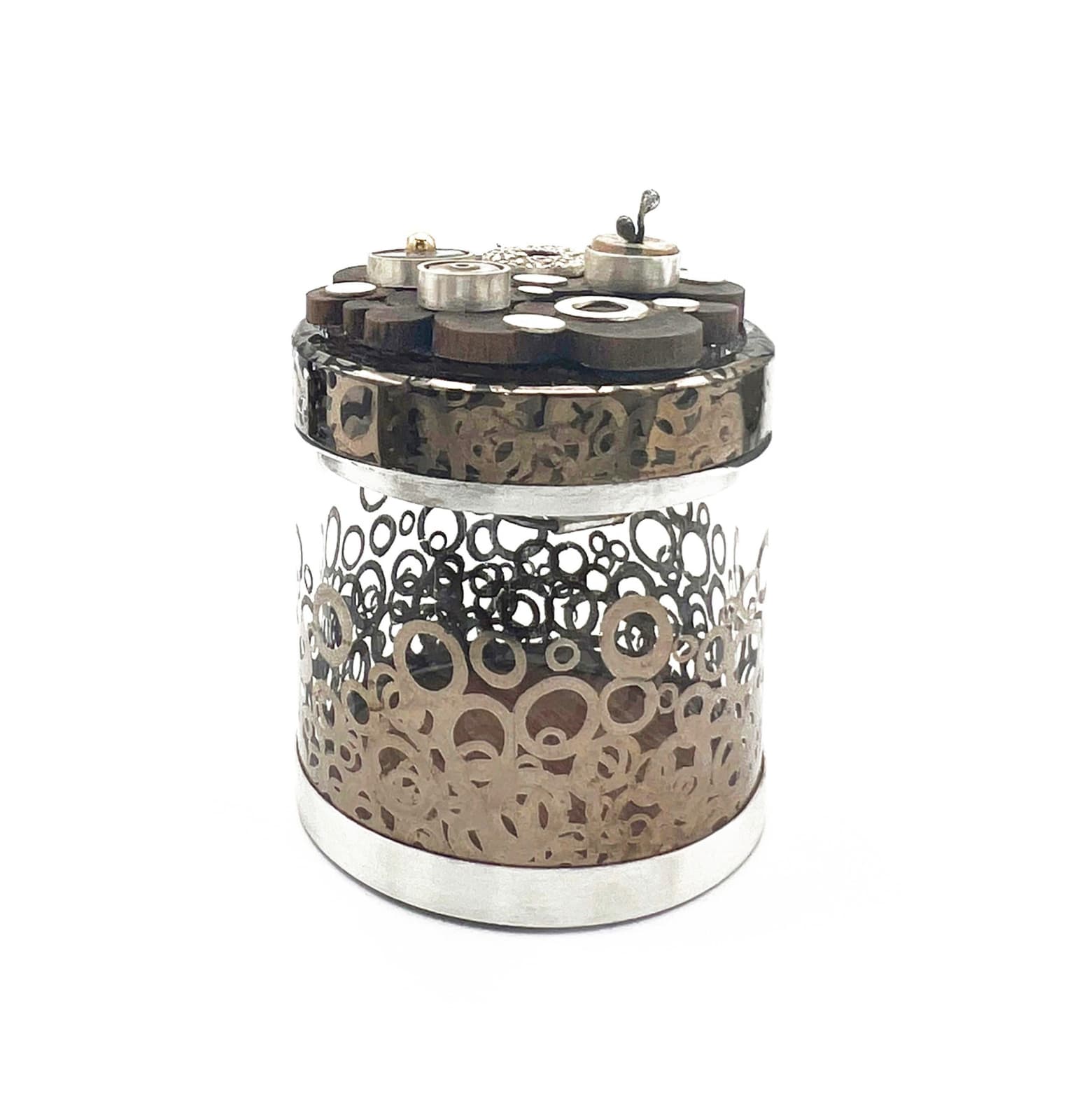 Jed Green, Wood Circle Brooch Box, 2024